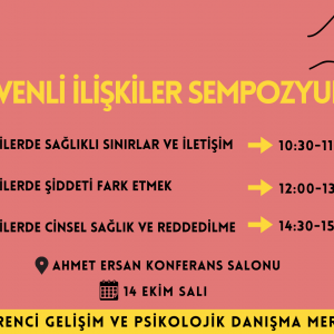 Güvenli İlişkiler Sempozyumu